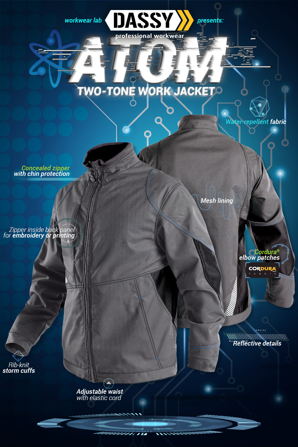 DASSY work jacket Atom