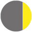 gris ciment/jaune fluo