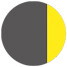 gris graphite/jaune fluo
