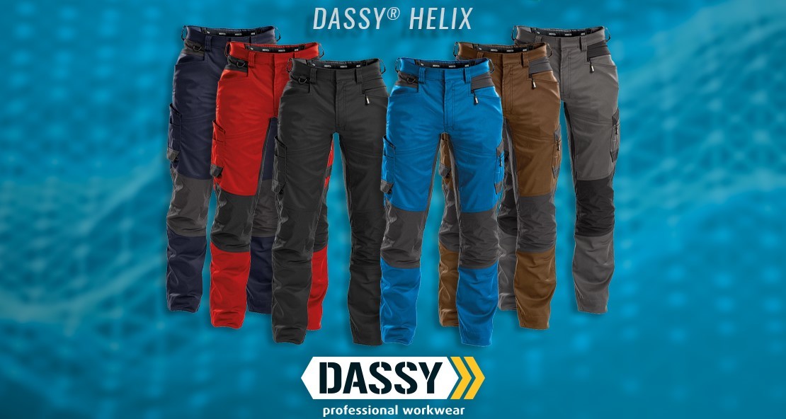DASSY Helix, work trousers with stretch
