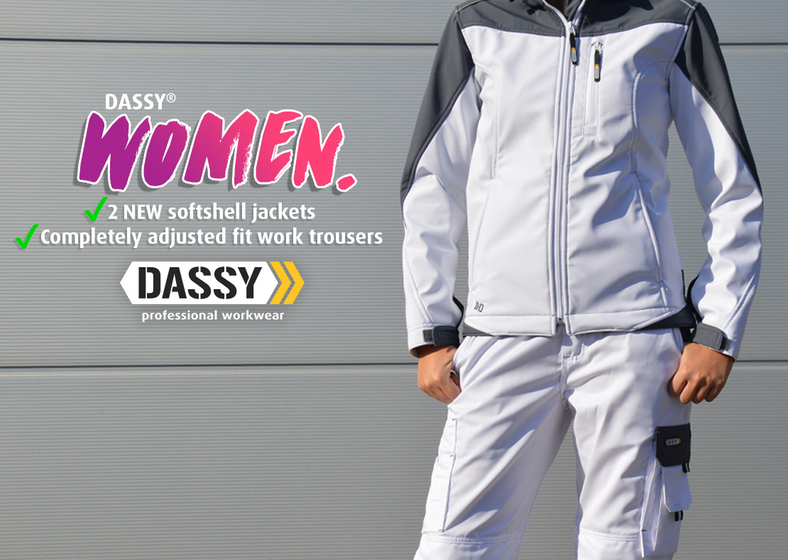 DASSY® Tavira Women Softshell-Jacke für Damen 